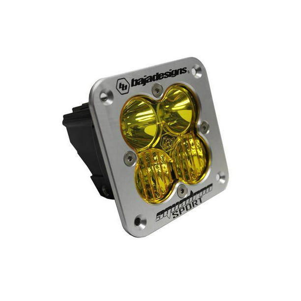 Flush Mount LED Driving/Combo Amber Baja Designs 551013 Squadron Sport